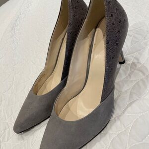 Cole Haan Gray Textured Heels